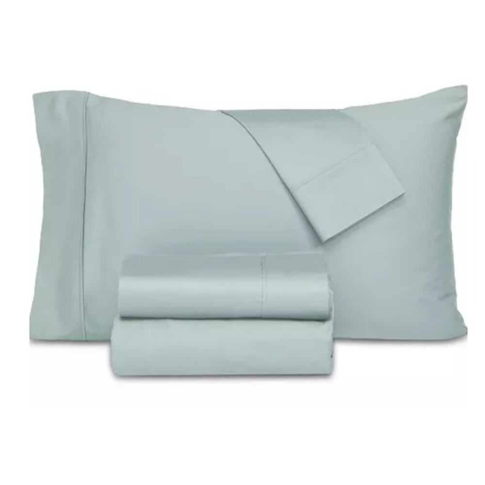 Everyday Home by Trident 100% Organic 300 TC Cotton Sheet Set - King - Aqua